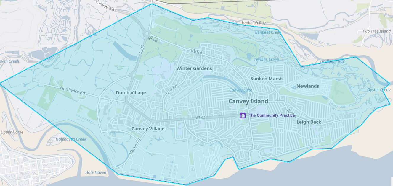 Catchment Map Catchment Map